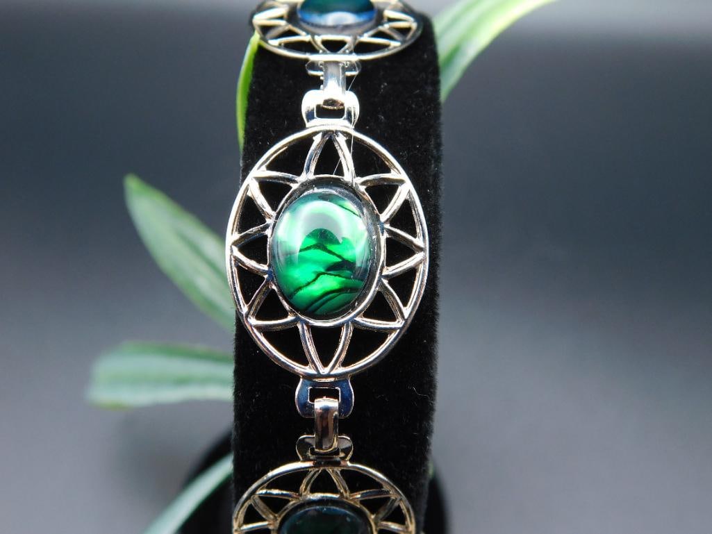 ABALONE STONE BRACELET ROCK STONE LAPIDARY SPECIMEN: ABALONE STONE BRACELET ROCK STONE LAPIDARY SPECIMEN