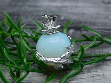 OPALITE DRAGON PENDANT ROCK STONE LAPIDARY SPECIMEN