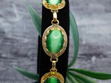 CATS EYE BRACELET ROCK STONE LAPIDARY SPECIMEN