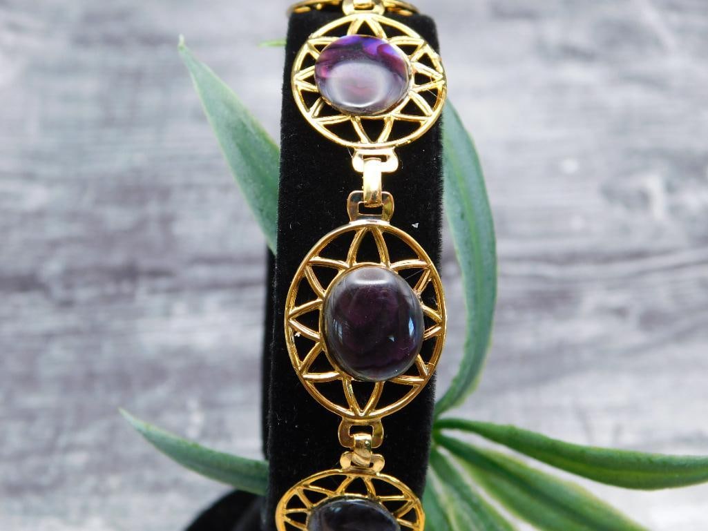 ABALONE STONE BRACELET ROCK STONE LAPIDARY SPECIMEN: ABALONE STONE BRACELET ROCK STONE LAPIDARY SPECIMEN