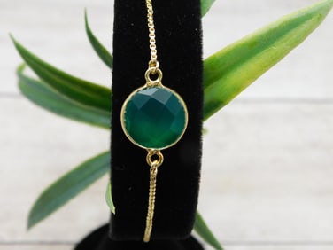 GENUINE STONE ADJUSTABLE BRACELET ROCK STONE LAPIDARY SPECIMEN