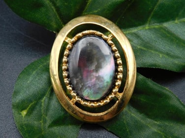 ABALONE STONE PENDANT ROCK STONE LAPIDARY SPECIMEN