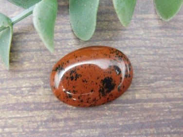 MAHOGANY OBSIDIAN CABOCHON ROCK STONE LAPIDARY SPECIMEN