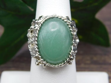 AVENTURINE RING ROCK STONE LAPIDARY SPECIMEN