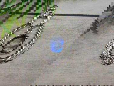 ABALONE STONE PENDANT ROCK STONE LAPIDARY SPECIMEN