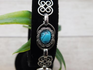 TURQUOISE BRACELET ROCK STONE LAPIDARY SPECIMEN
