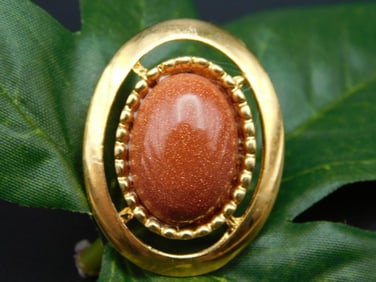 GOLDSTONE PENDANT ROCK STONE LAPIDARY SPECIMEN