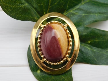 MOOKAITE RING ROCK STONE LAPIDARY SPECIMEN