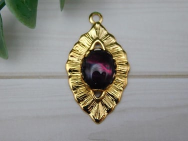 ABALONE STONE PENDANT ROCK STONE LAPIDARY SPECIMEN