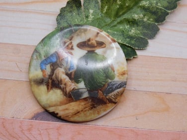 COWBOY CABOCHON ROCK STONE LAPIDARY SPECIMEN