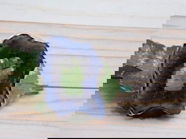 GEODE SLICE RING ROCK STONE LAPIDARY SPECIMEN