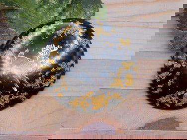 GOLD FLECKED DEER CABOCHON ROCK STONE LAPIDARY SPECIMEN