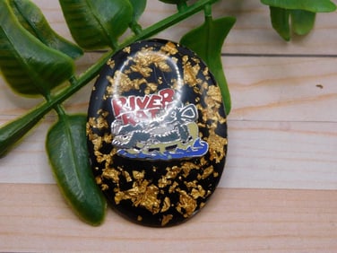 RIVER RAT CABOCHON ROCK STONE LAPIDARY SPECIMEN