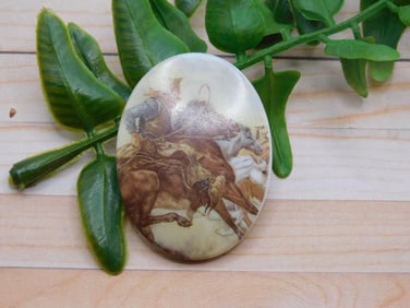 COWBOY CABOCHON ROCK STONE LAPIDARY SPECIMEN