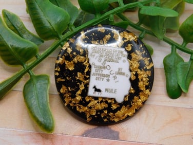 MISSOURI CABOCHON ROCK STONE LAPIDARY SPECIMEN