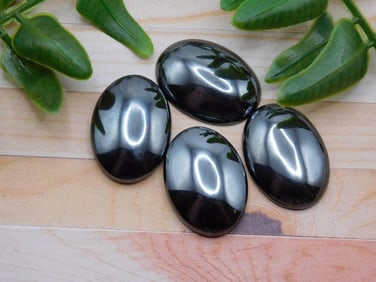 HEMATITE CABOCHON ROCK STONE LAPIDARY SPECIMEN