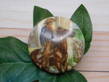 COWBOY CABOCHON ROCK STONE LAPIDARY SPECIMEN