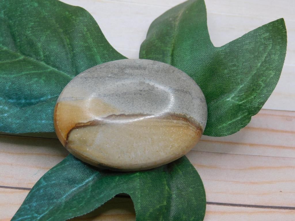 JASPER CABOCHON ROCK STONE LAPIDARY SPECIMEN: JASPER CABOCHON ROCK STONE LAPIDARY SPECIMEN