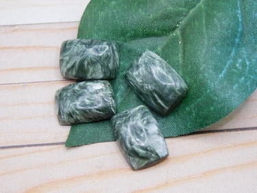 SERAPHINITE CABOCHONS ROCK STONE LAPIDARY SPECIMEN