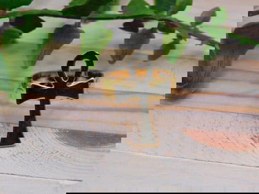 ANKH RING ROCK STONE LAPIDARY SPECIMEN