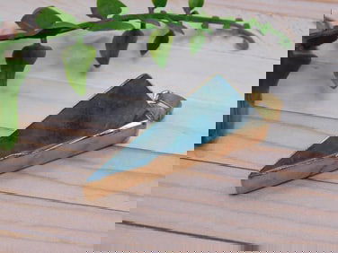 AGATE SLICE PENDANT ROCK STONE LAPIDARY SPECIMEN