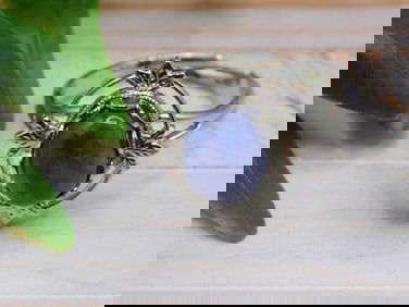 SODALITE RING ROCK STONE LAPIDARY SPECIMEN