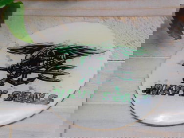 NAVY SEAL CABOCHON ROCK STONE LAPIDARY SPECIMEN