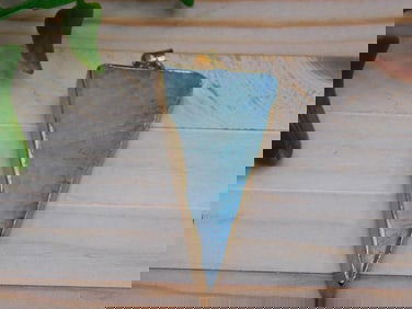 AGATE SLICE PENDANT ROCK STONE LAPIDARY SPECIMEN