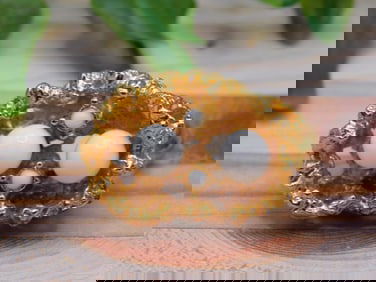 GENUINE STONE RING ROCK STONE LAPIDARY SPECIMEN