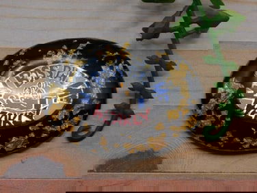 GOLD FLECKED MY BOSS CABOCHON ROCK STONE LAPIDARY SPECIMEN