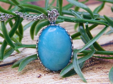 GENUINE STONE PENDANT ON CHAIN NECKLACE ROCK STONE LAPIDARY SPECIMEN