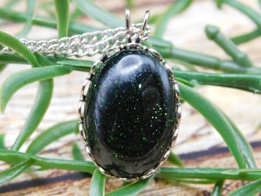 GENUINE STONE PENDANT ON CHAIN NECKLACE ROCK STONE LAPIDARY SPECIMEN