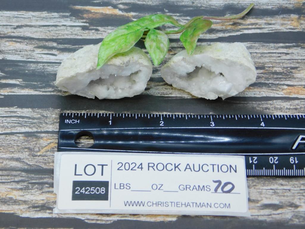 GEODE ROCK STONE LAPIDARY SPECIMEN - 2