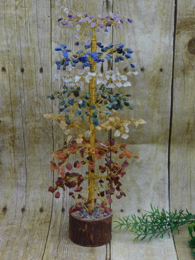 MIXED STONE TREE ROCK STONE LAPIDARY SPECIMEN (1 of 2)