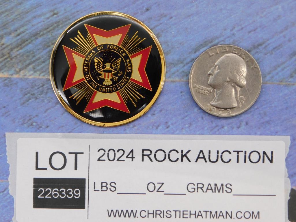 VETERAN CABOCHON MEDALLION - 2