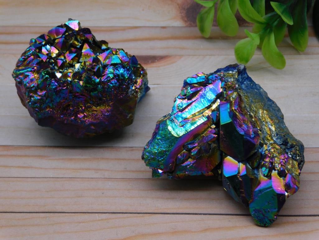 TITANIUM AMETHYST ROCK STONE LAPIDARY SPECIMEN (1 of 2)