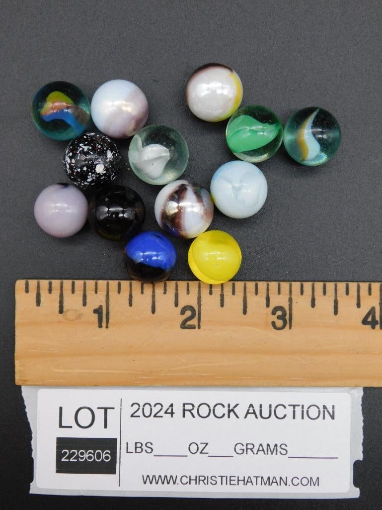 GLASS PLAYING MARBLES - 2