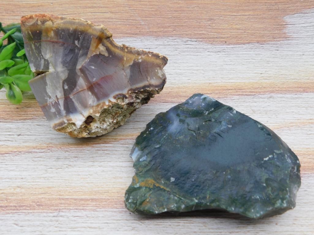 MIXED ROUGH LOT ROCK STONE LAPIDARY SPECIMEN (1 of 2)