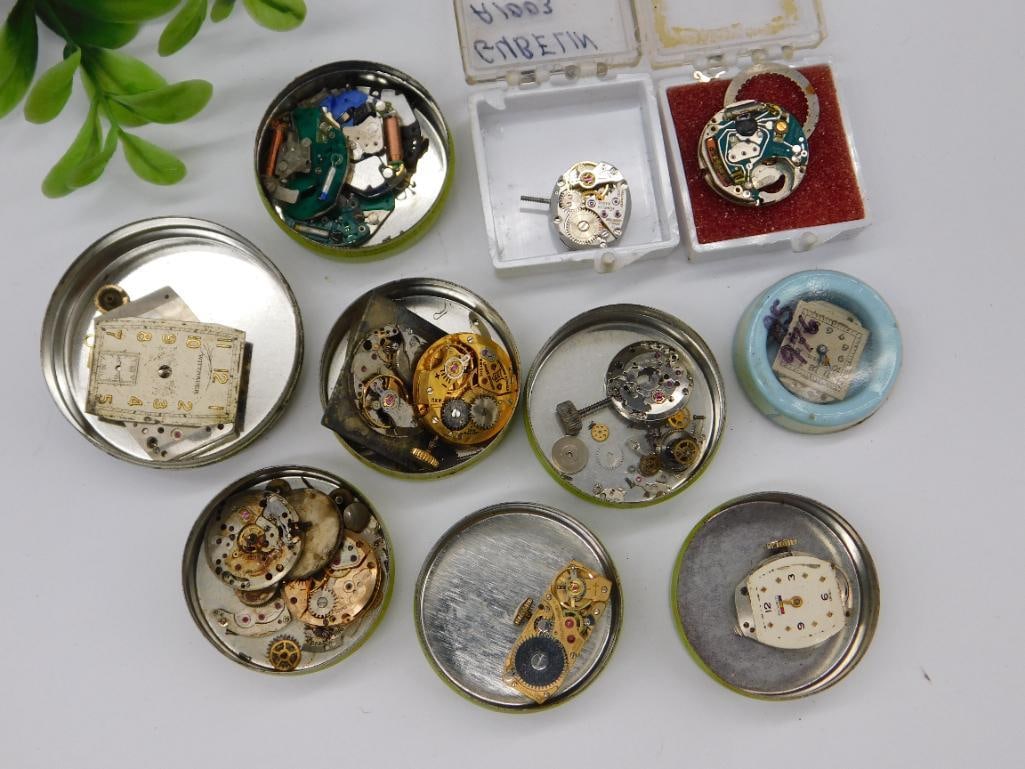 Vintage Watch Movements and Parts Collection WATCHMAKER WATCHMAKING TOOLS (1 of 3)