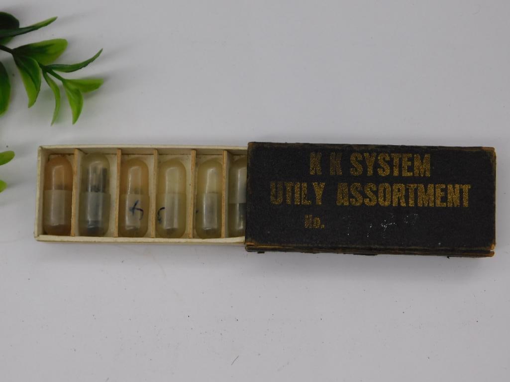 K K System Utility Assortment with Box Watchmaker Watchmaking Tools (1 of 2)