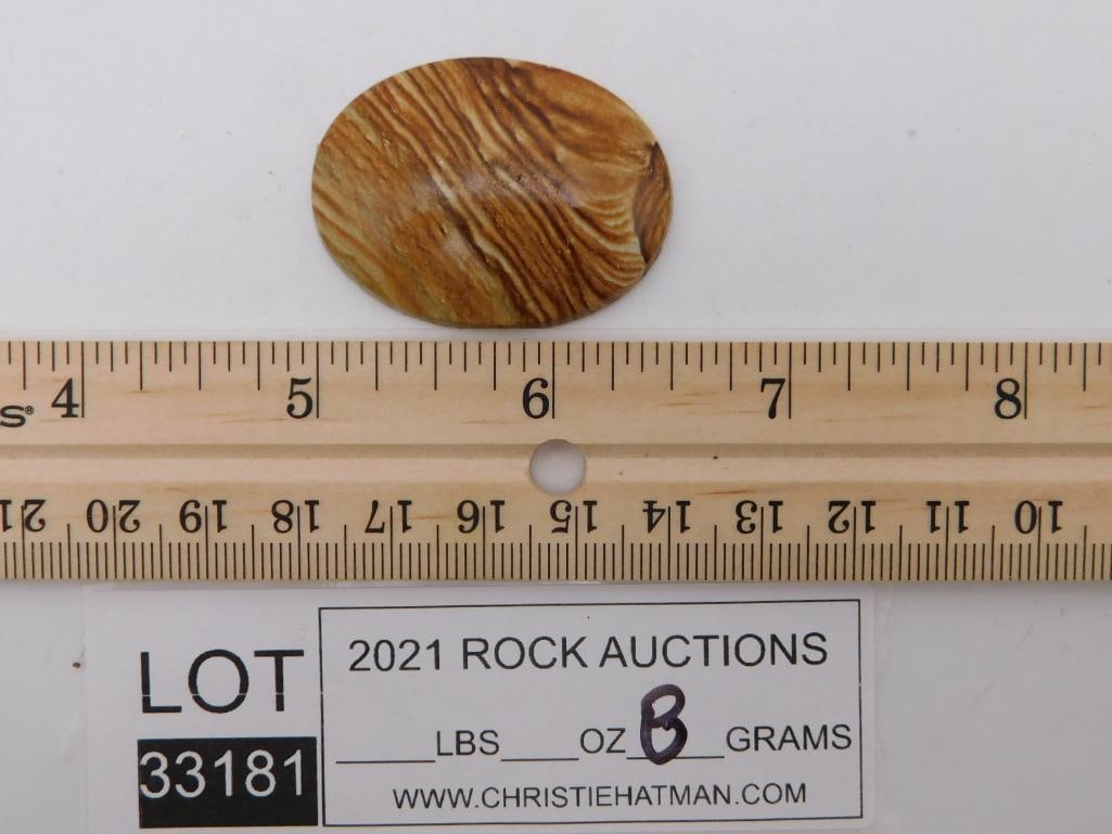 JASPER CABOCHON ROCK STONE LAPIDARY SPECIMEN - 2