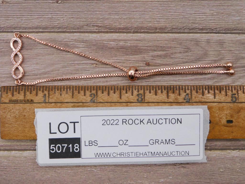 GENUINE STONE ADJUSTABLE BRACELET ROCK STONE LAPIDARY SPECIMEN: GENUINE STONE ADJUSTABLE BRACELET ROCK STONE LAPIDARY SPECIMEN