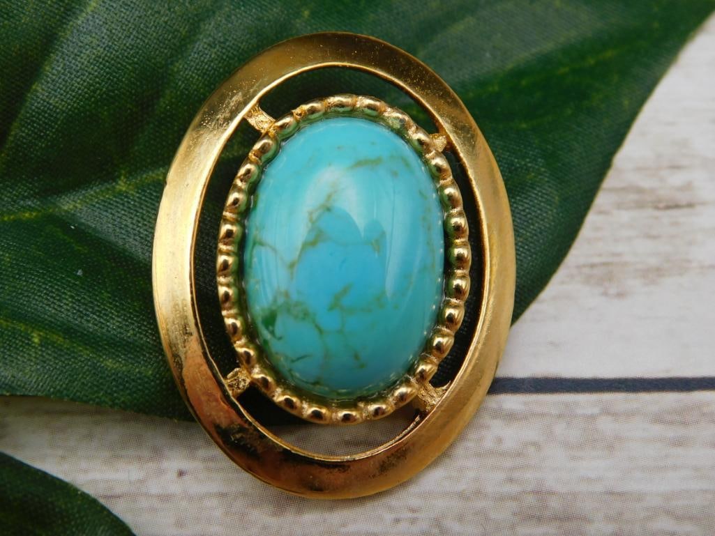 TURQUOISE PENDANT ROCK STONE LAPIDARY SPECIMEN: TURQUOISE PENDANT ROCK STONE LAPIDARY SPECIMEN