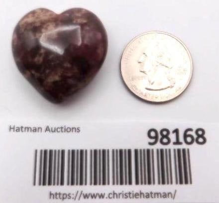 STONE HEART ROCK STONE LAPIDARY SPECIMEN - 2