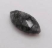 TOURMALATED QUARTZ ROCK STONE LAPIDARY SPECIMEN: TOURMALATED QUARTZ ROCK STONE LAPIDARY SPECIMEN