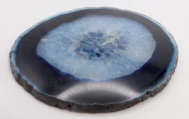 AGATE SLICE ROCK STONE LAPIDARY SPECIMEN (1 of 2)