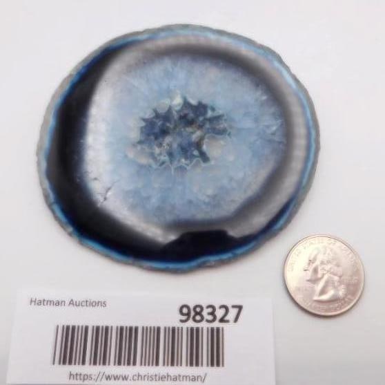 AGATE SLICE ROCK STONE LAPIDARY SPECIMEN - 2