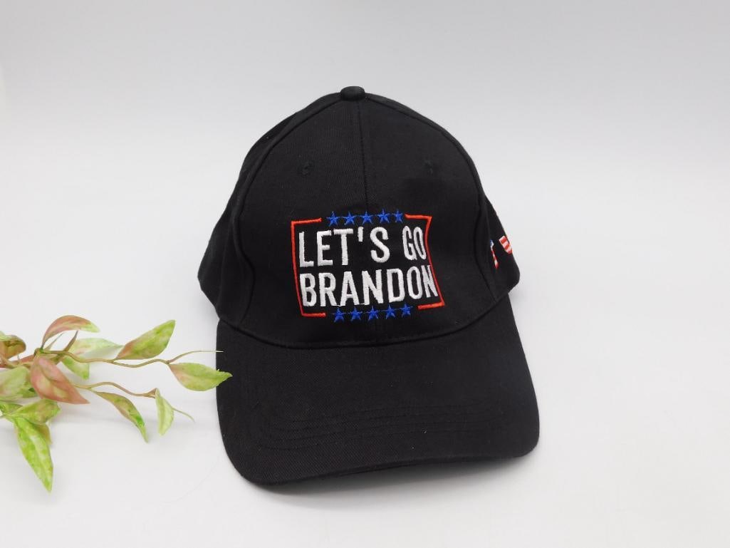 Black Let's Go Brandon Hat: Black Let's Go Brandon Hat