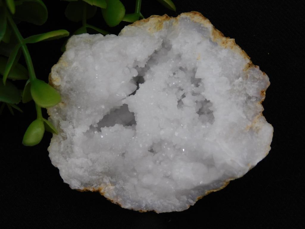 Quartz Geode Cluster with Sparkling Crystals ROCK STONE LAPIDARY SPECIMEN (1 of 3)