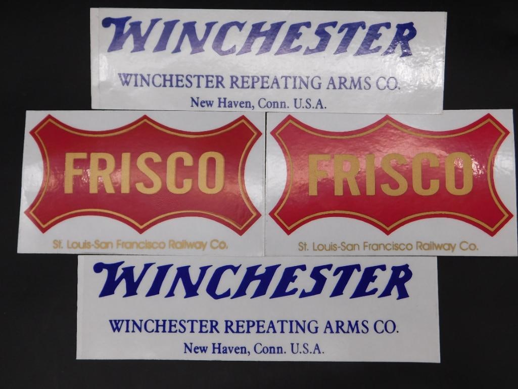 Winchester and Frisco Advertising Posters: Winchester and Frisco Advertising Posters